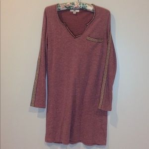 Long Sleeve Dress with Pocket